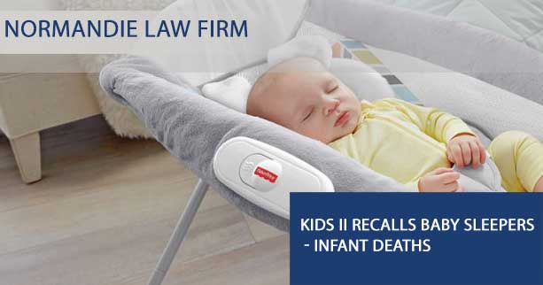 In late April 2019, <b>Kids II issued a recall for all their models of rocking sleepers</b>. According to the recall (<i>number 19-112</i>), the baby sleepers are hazardous to infants – specially when <b>infants roll from their backs onto their stomachs (or sides) while unrestrained in the sleeper</b>. This recall affected approximately 694,000 Kids II products and with good reason. Since 2012, there have been at least 5 reported infant deaths associated with the sleepers. In all recorded deaths, the infants rolled onto their stomachs while on the sleepers and suffocated.” width=”613″ height=”322″ class=”alignright size-full wp-image-13161″ />The defective baby sleepers were sold for approximately seven years from March 2012 to April 2019. The <a href=