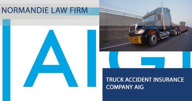 Truck accident Insurance Company AIG