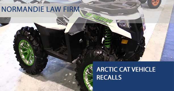 Arctic Cat Recreational Off-Highway Vehicles Recalled