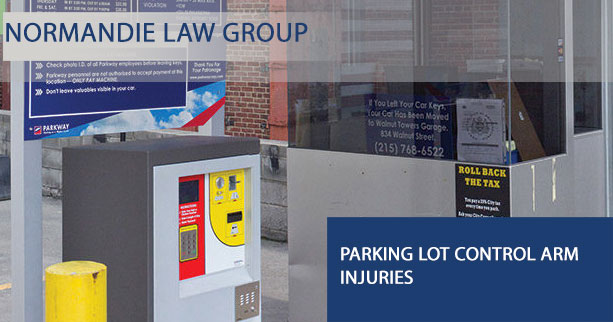 Parking lot control arm injuries