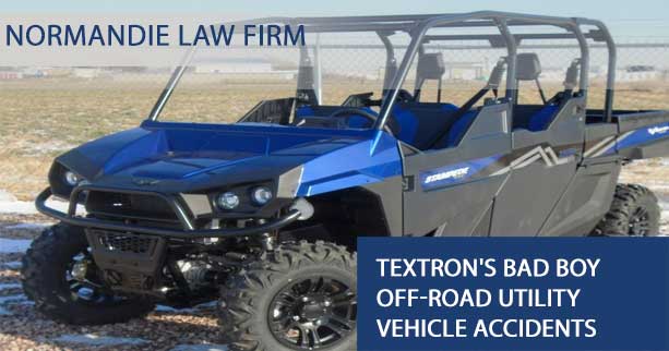 Textron's Bad Boy off-road utility vehicle accidents - Injured Riders File Accident Lawsuits