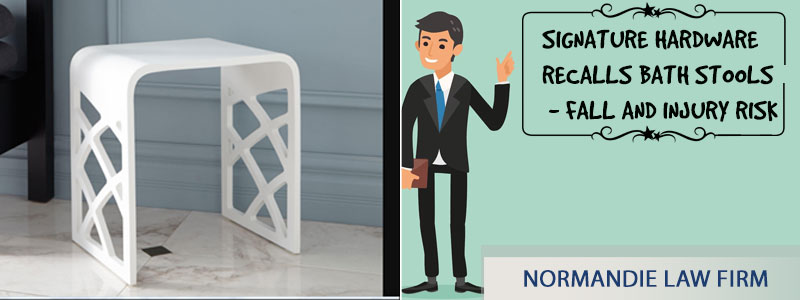 Signature Hardware Recalls Bath Stools - Fall and Injury Risk