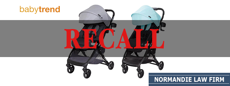 babytrend tango mini stroller recall fall risk loose hinges product liability lawyers sue compensation attorney head injuries