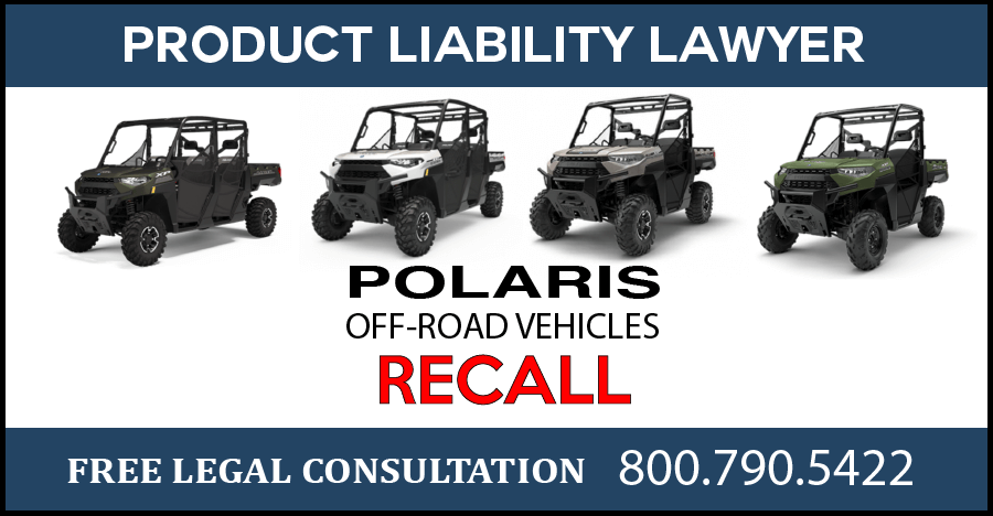 polaris ranger xp off road vehicles clutch belt breaks fire hazard product liability lawyer maximum compensation sue