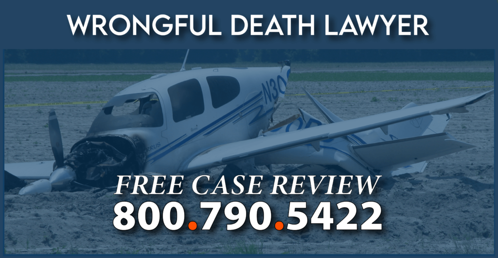 aviation accident lawyer wrongful death accident crash malfunction sue compensation funeral