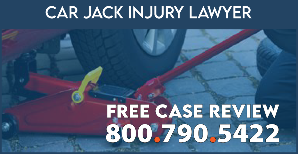 car jack lawyer accident incident trauma sue