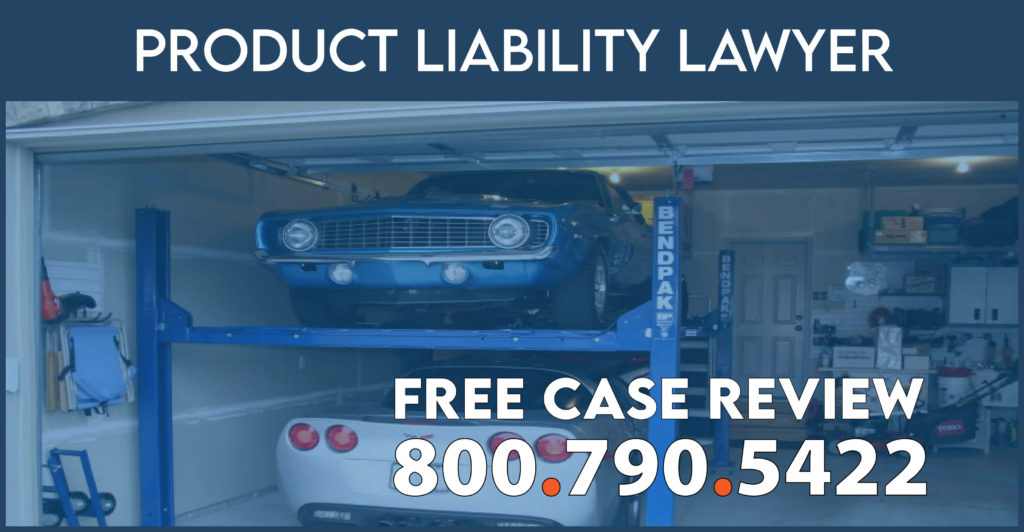 car lift product liability injury lawyer accident-incident-compensation sue