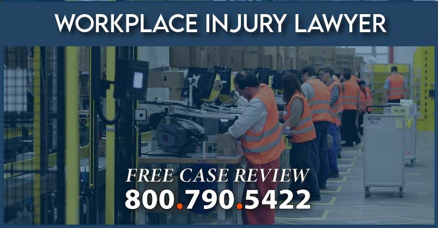 amazon workplace injury lawyer accident attorney incident sue compensation