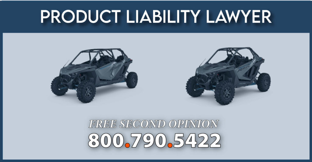 polaris rzr vehicle recall product liability lawyer injury attorney sue compensation