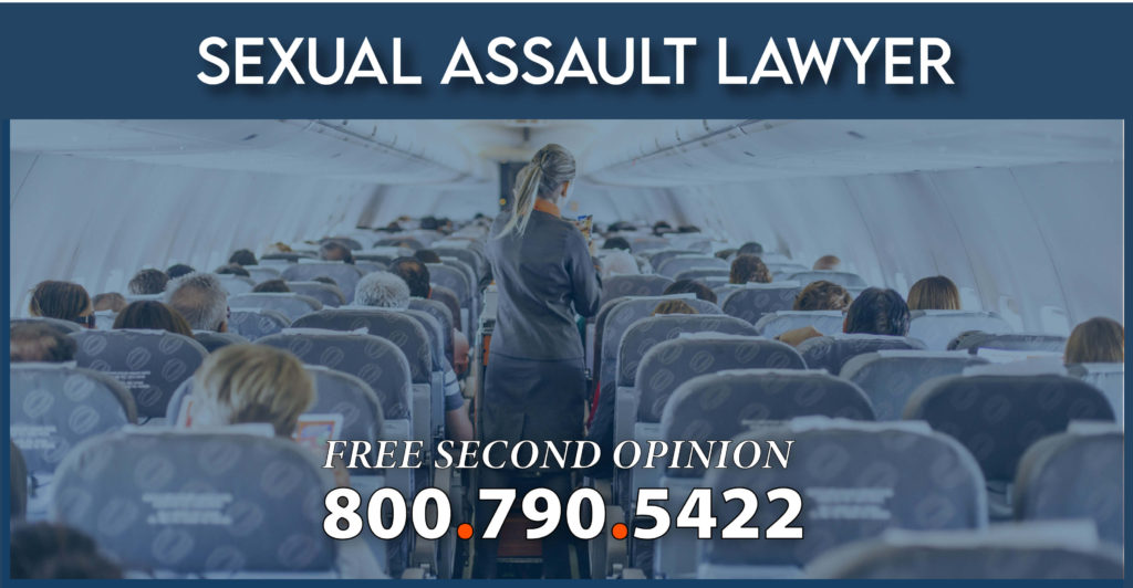 sexual assault lawyer stewardess airplane attorney incident compensation sue