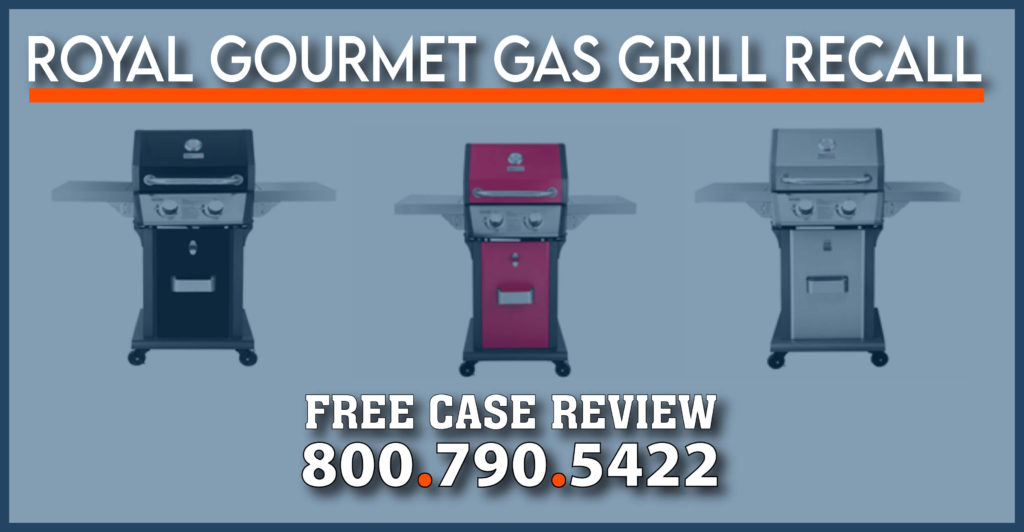 Royal Gourmet Recalls Gas Grills due to Fire Risk product liability lawyer attorney accident