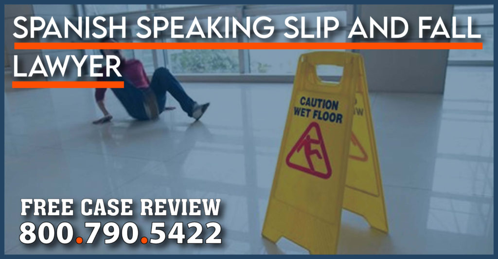 Spanish Speaking Slip and Fall Lawyer in El Paso, TX incident attorney compensation