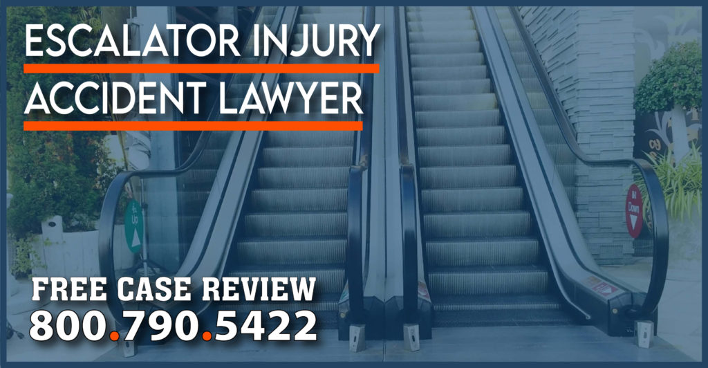 escalator injury accident lawyer incident negligence attorney sue