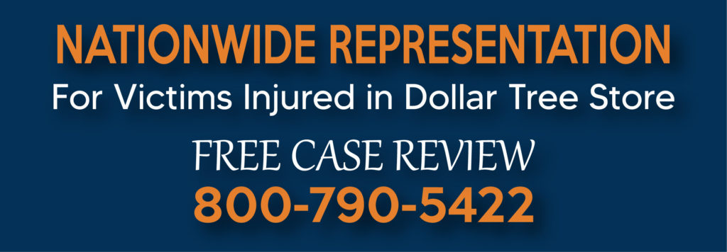 nationwide representation dollar tree store personal injury