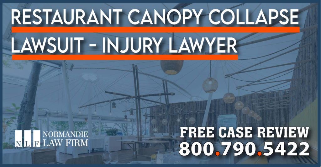 Restaurant Canopy Collapse Injury Lawsuit Lawyer in bay area