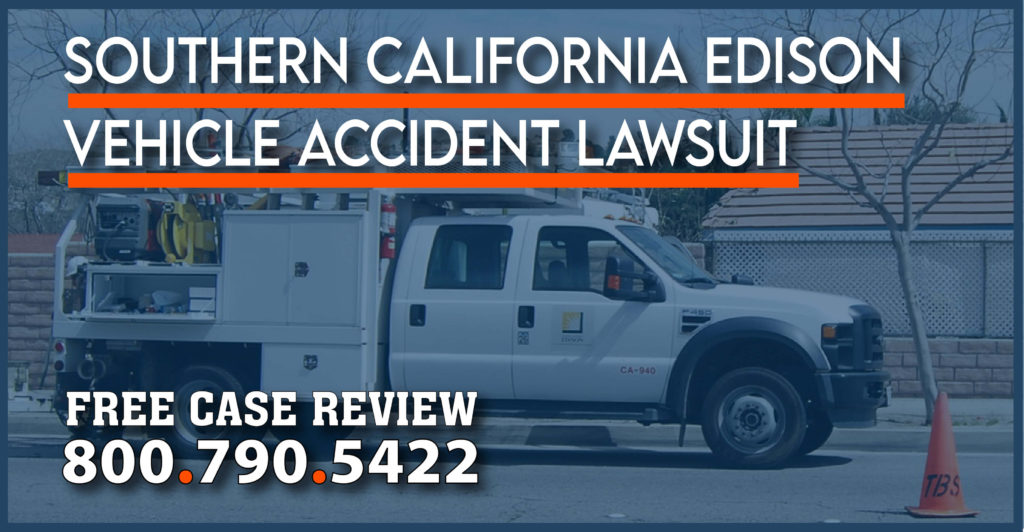 Southern California Edison Vehicle Accident Lawyers sue