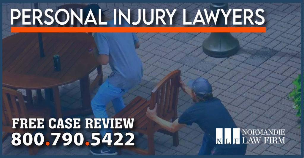 pulled chair injury attorneys lawsuit compensation sue