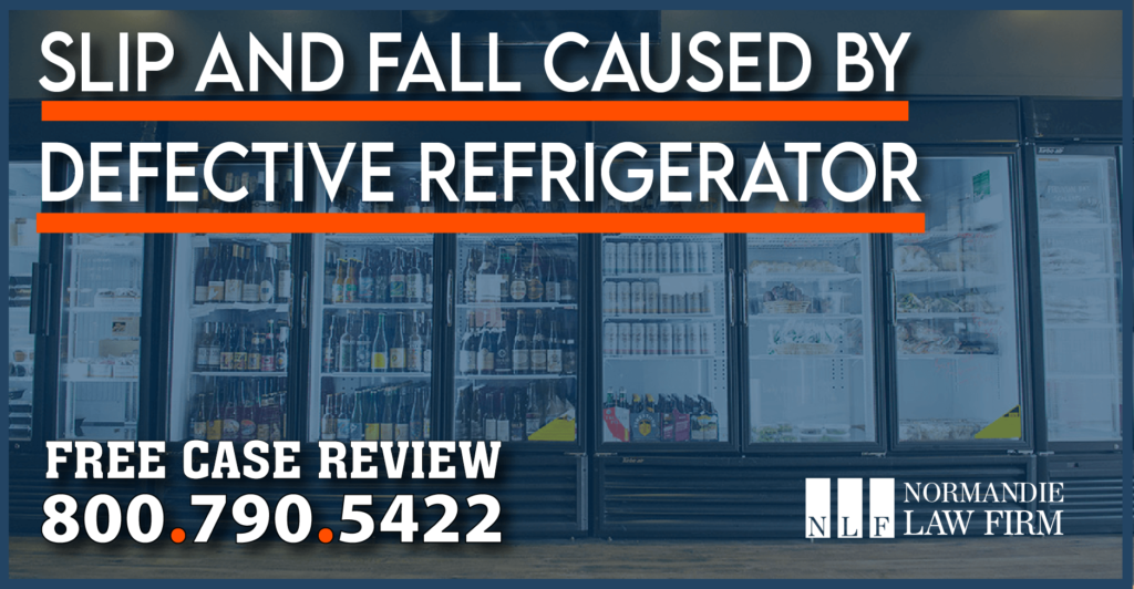 Slip and Fall caused by Broken or Defective Refrigerator