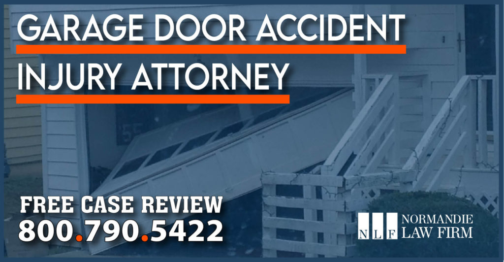 Automatic Garage Door Accident Injury Attorney lawyer incident accident property owner automatic door