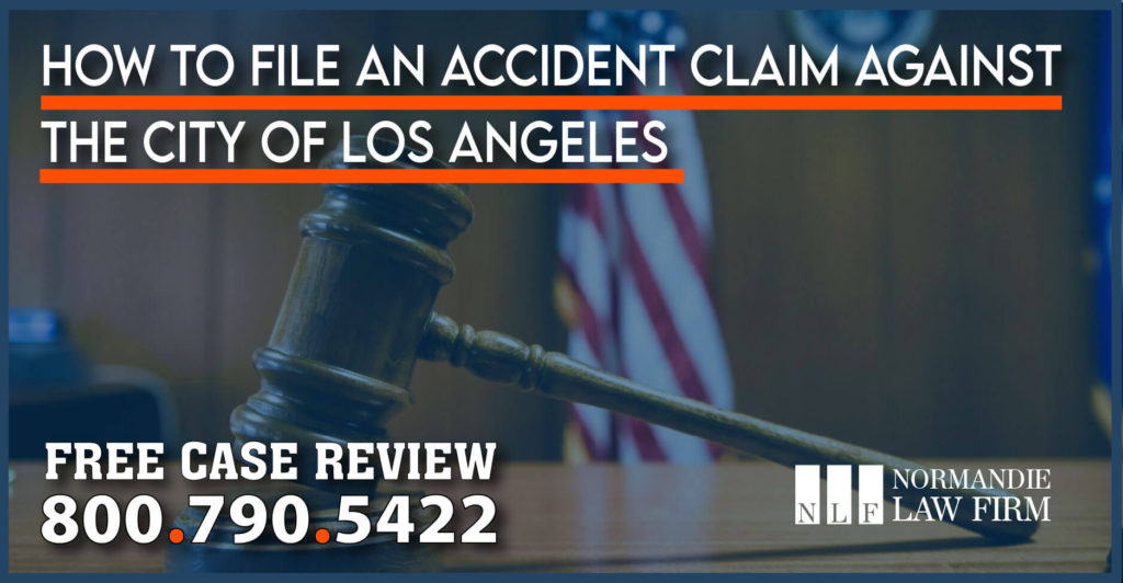 How to File an Accident Claim Against the City of Los Angeles lawyer attorney sue compensation incident