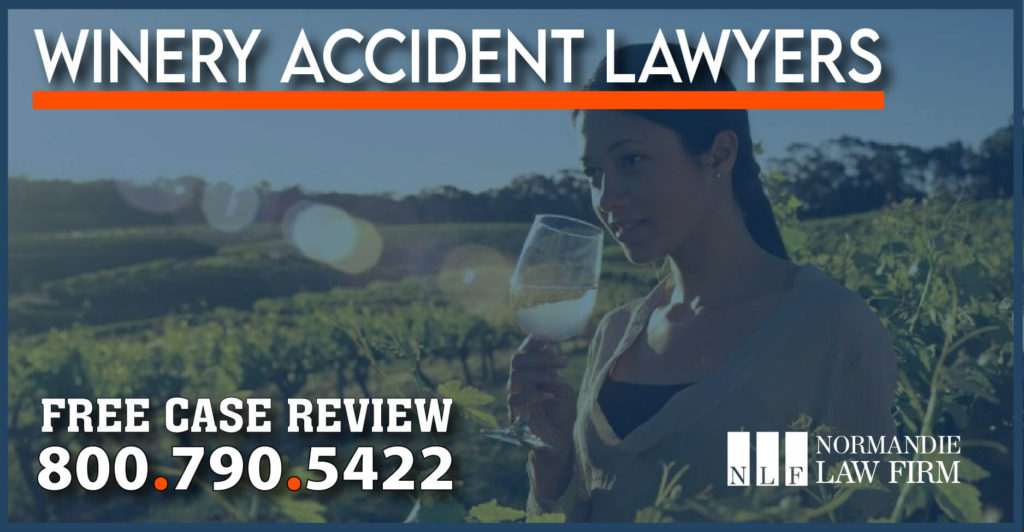 Winery Accident Lawyers in California attorney slip and fall accident incident pedestrian sue compensation lawsuit