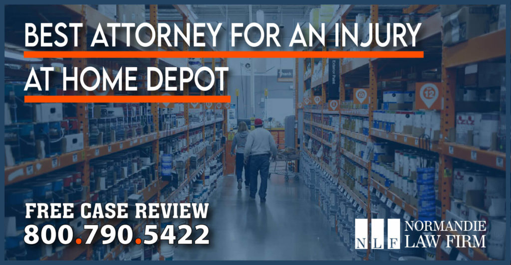 Best Attorney for an Injury at Home Depot lawyer attorney sue lawsuit incident accident