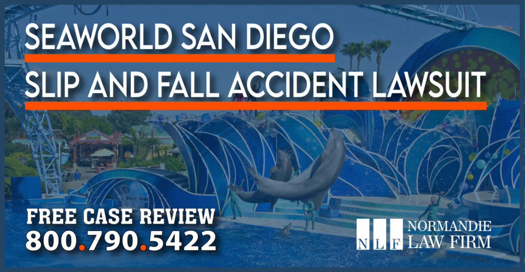 SeaWorld San Diego Slip and Fall Accident Lawsuit lawyer incident attorney sue compensation expense bruise broken bone