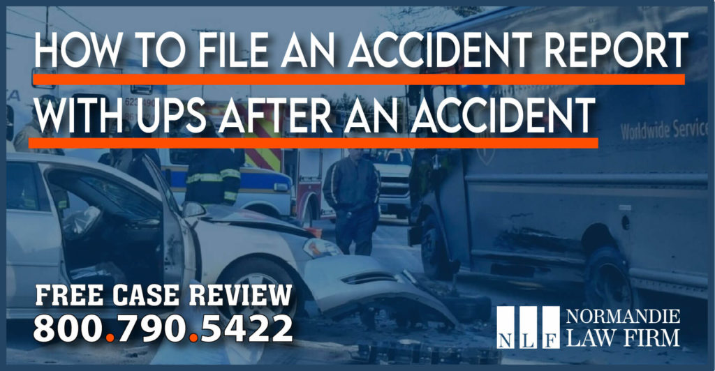 How To File an Accident Report with UPS After an Auto Accident incident injury compensation sue lawsuit