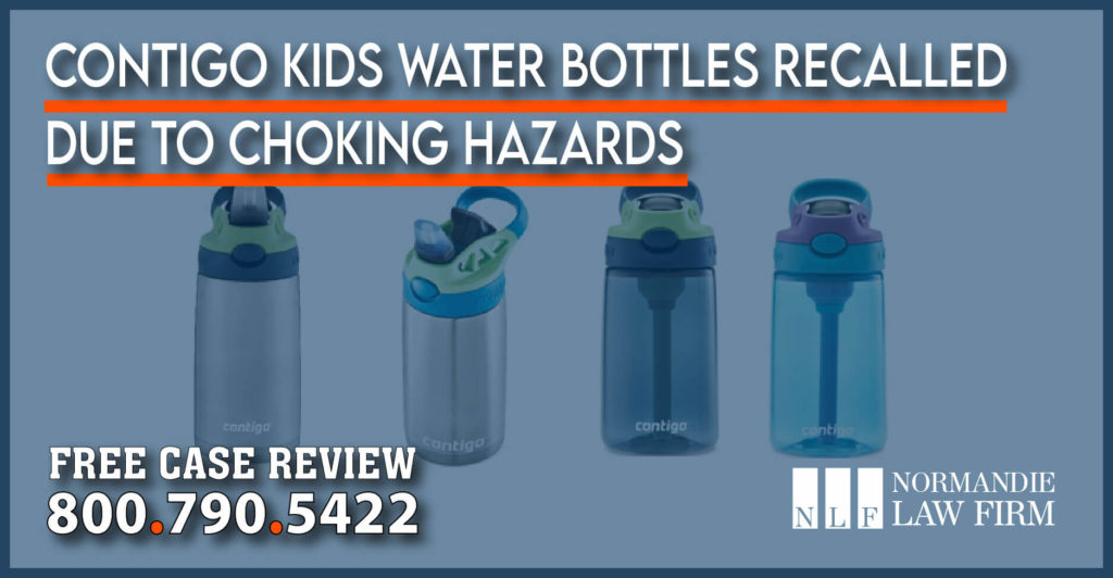 Contigo Reannounces Recall of Kids Water Bottles due to Choking Hazards after Additional Incidents product liability lawyer attorney sue compensation lawsuit