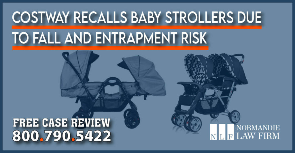 Costway Recalls Baby Strollers due to Fall, Entrapment, and Strangulation Risk lawyer attorney product liability sue compensation lawsuit