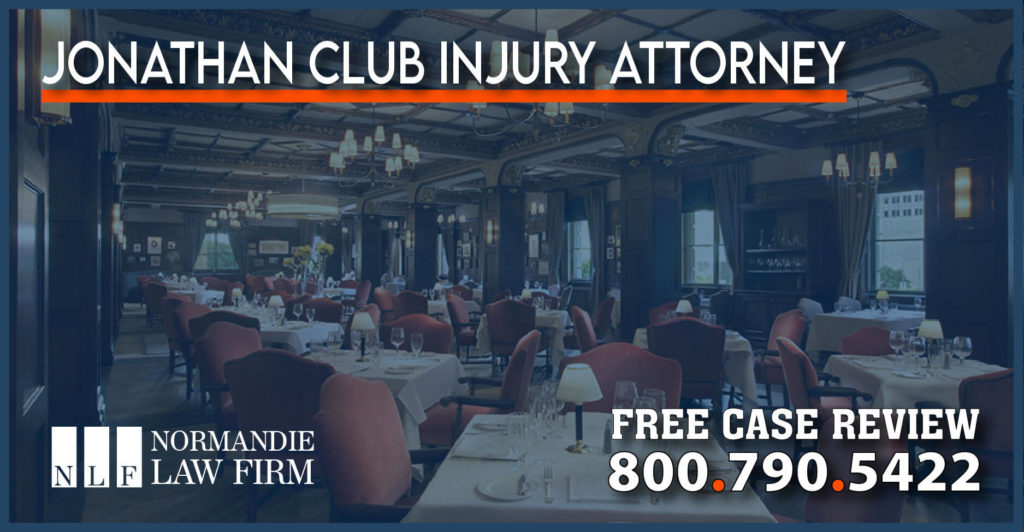 Jonathan Club Injury Attorney lawyer sue compensation incident accident lawsuit