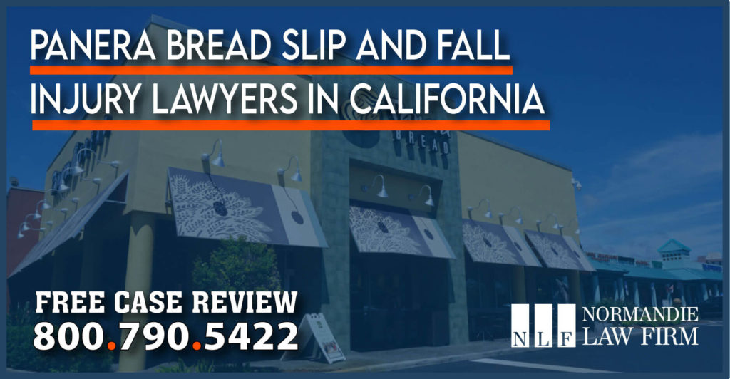 Panera Bread Slip and Fall Injury Lawyers in California accident incident sue lawsuit attorney