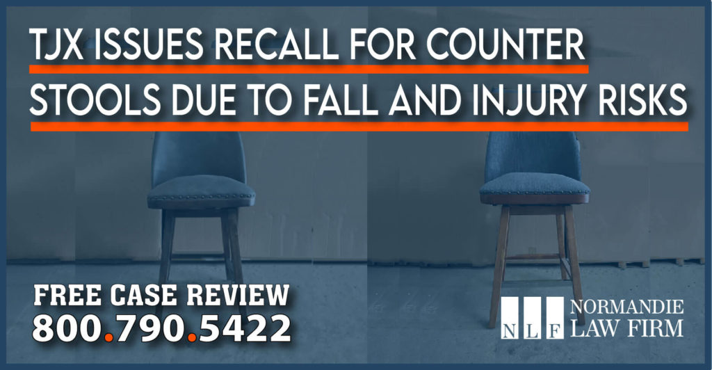 TJX Issues Recall for Counter Stools due to Fall and Injury Risks lawyer attorney sue compensation lawsuit