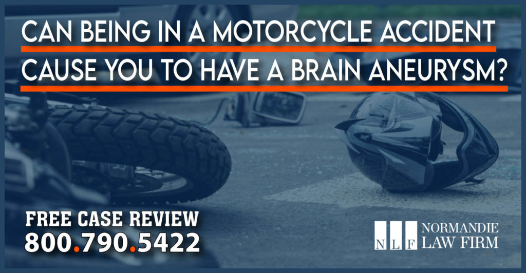 Can Being in a Motorcycle Accident Cause You to Have a Brain Aneurysm lawsuit lawyer sue compensation incident attorney information