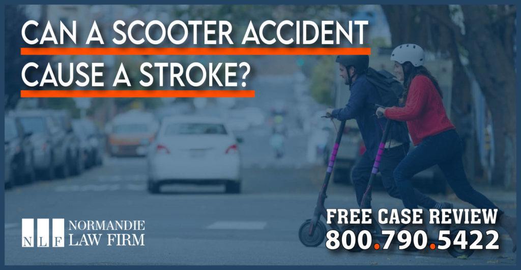 Can a Scooter Accident Cause a Stroke lawyer injury incident attorney brain damage compensation sue lawsuit information
