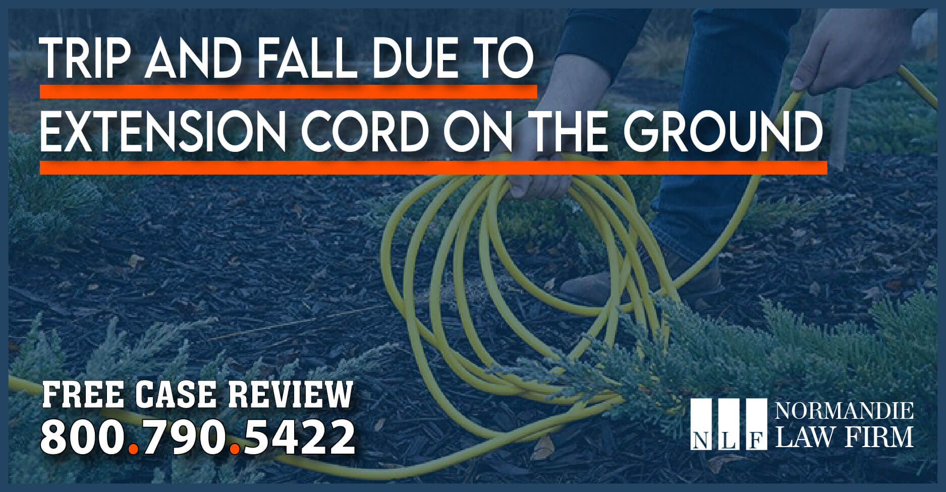 Trip and Fall due to Extension Cord on the Ground