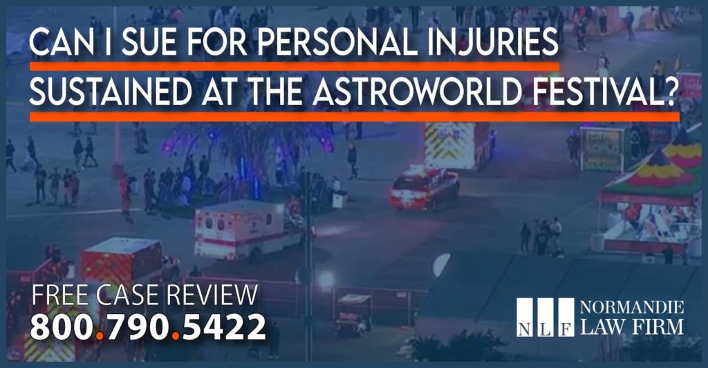Can I Sue for Personal Injuries Sustained at the Astroworld Festival lawyer attorney sue compensation lawsuit