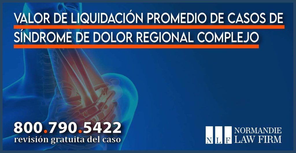 Valor de liquidación promedio de casos de síndrome de dolor regional complejo (CRPS) abogado