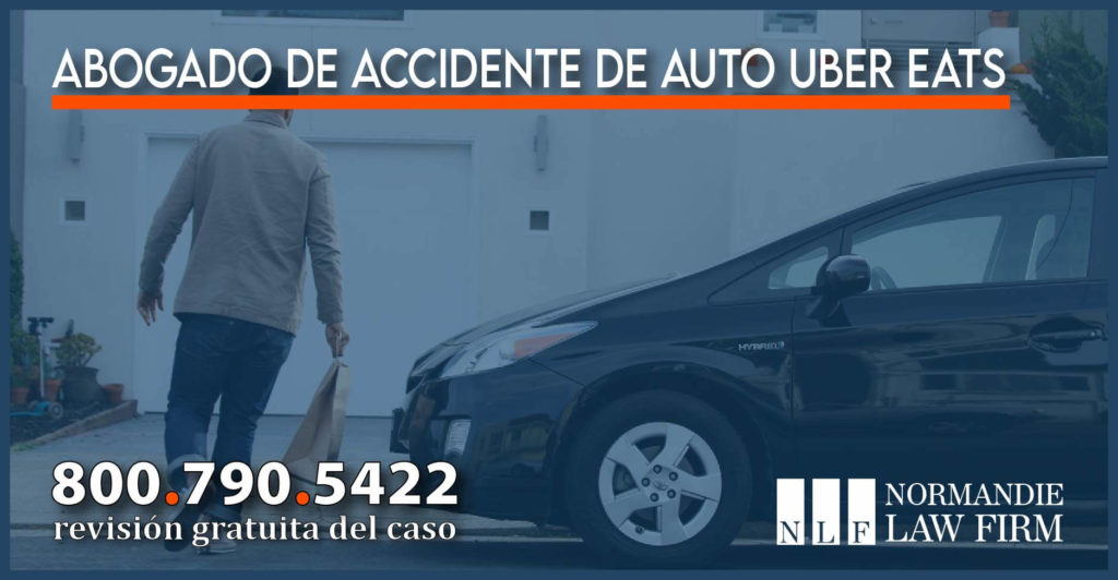 Abogado de accidente de auto Uber Eats