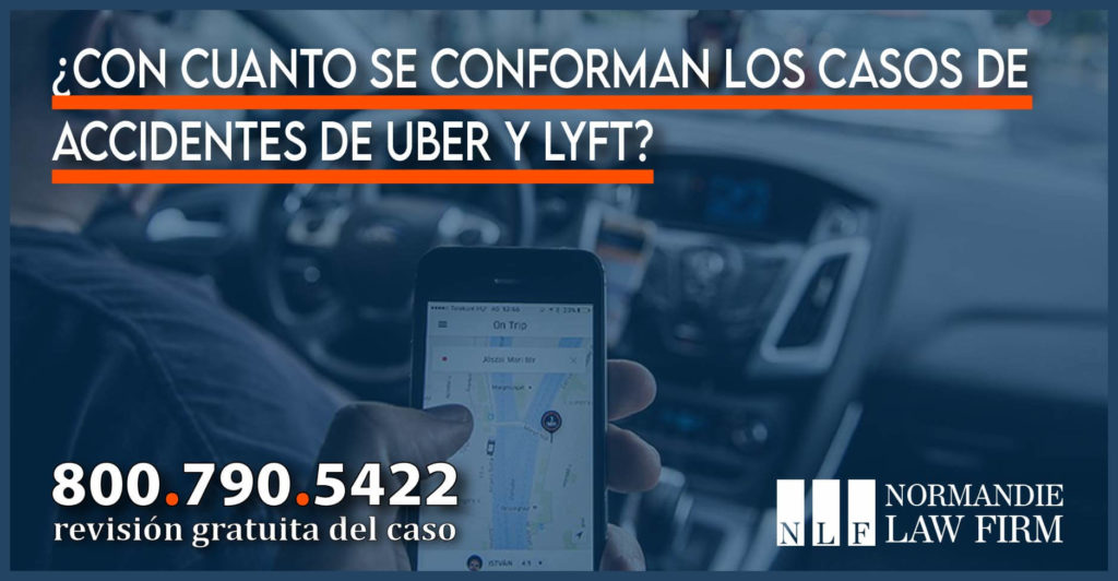Con cuanto se conforman los casos de accidentes de Uber y Lyft abogado