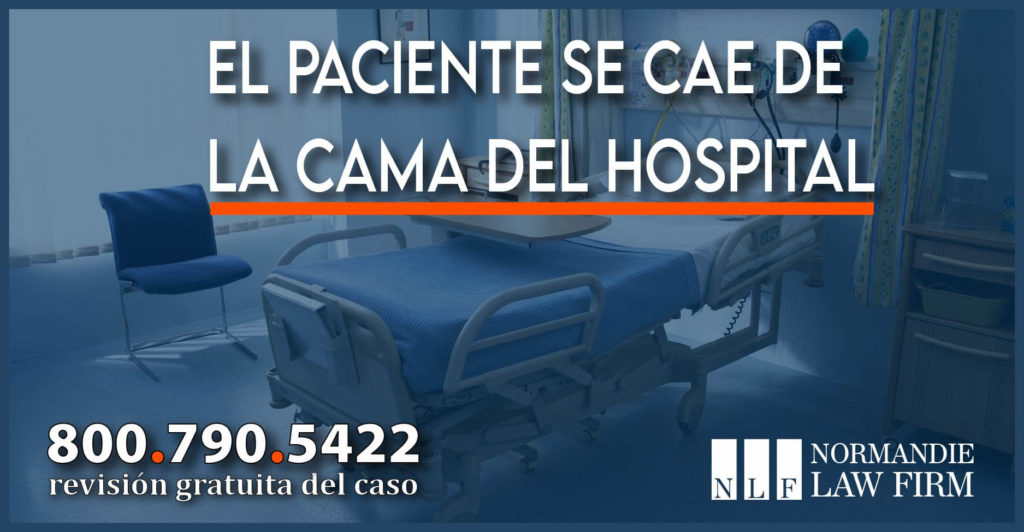 El paciente se cae de la cama del hospital abogado