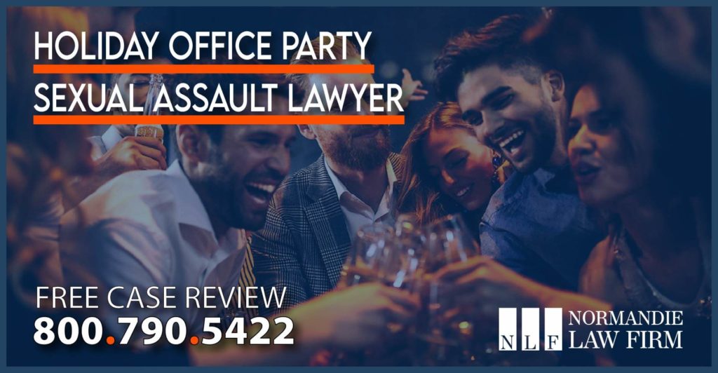 Holiday Office Party Sexual Assault Lawyer attorney victim inappropriate nonconsensual attempt groping