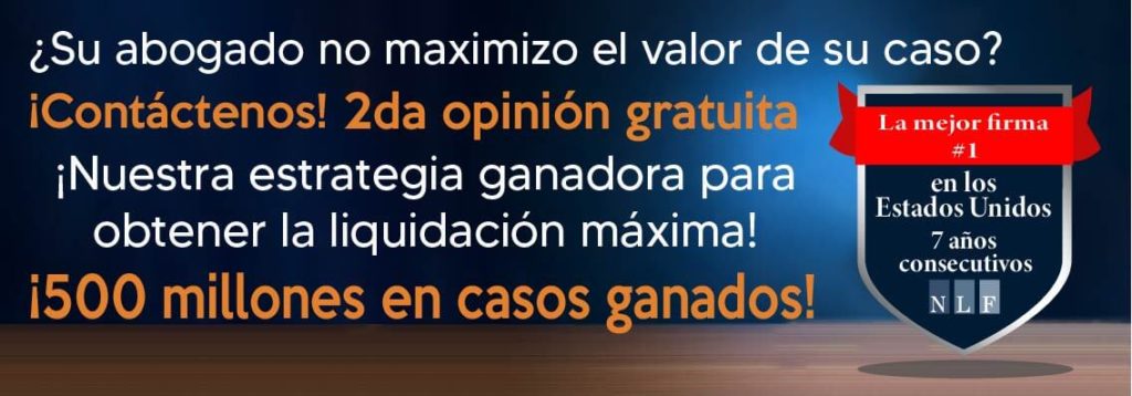 Cuál es el valor promedio de una lesión por silla rota