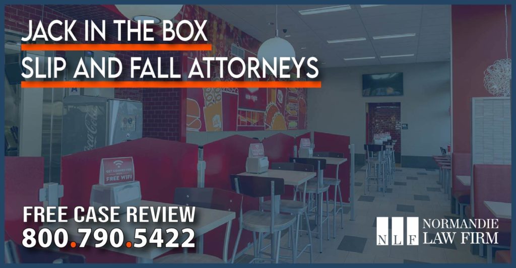 Jack in the Box Slip and Fall Attorneys personal injury accident incident sue lawsuit case lawyer