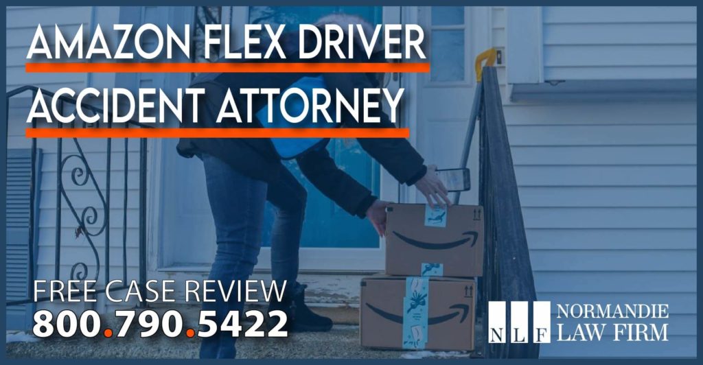 Amazon Flex Driver Accident Attorney sue lawyer personal injury incident accident lawsuit