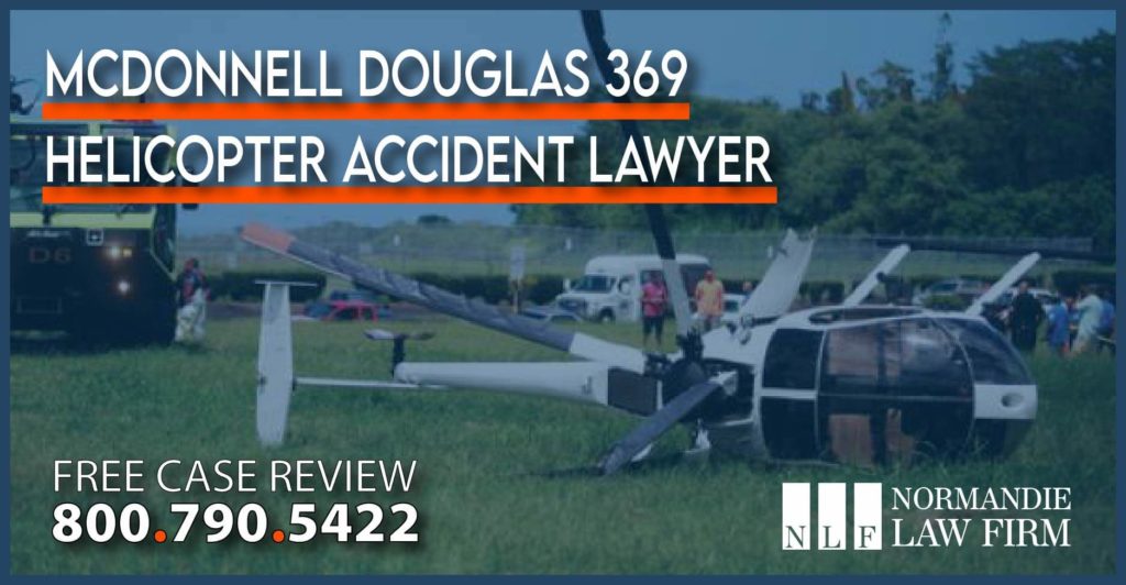 McDonnell Douglas 369 helicopter accident incident sue compensation lawsuit liability personal injury lawyer attorney