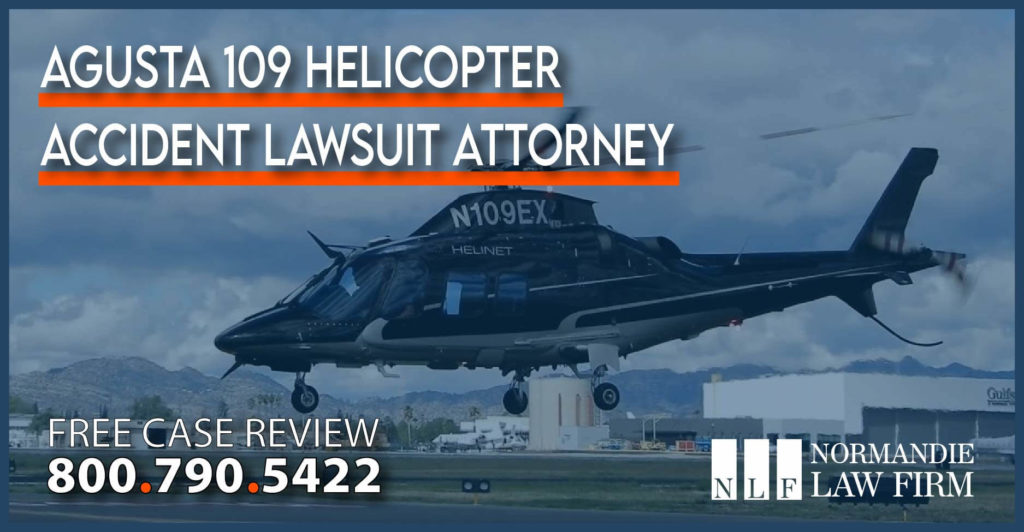 Agusta 109 Helicopter Accident Attorney lawyer sue compensation lawsuit personal injury liability
