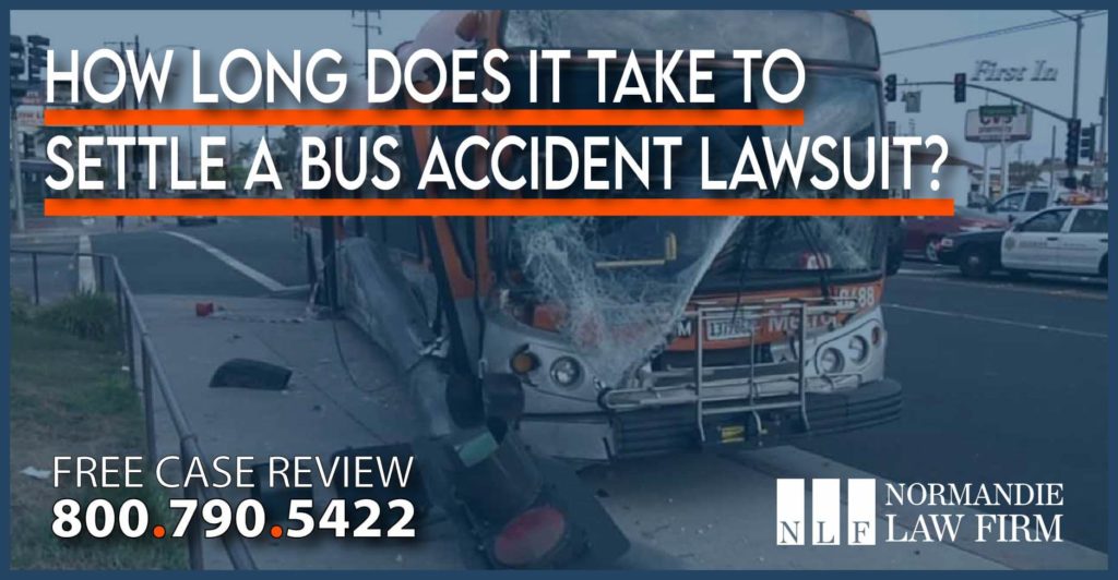 How Long Does it Take to Settle a Bus Accident Lawsuit lawyer attorney sue compensation injury incident