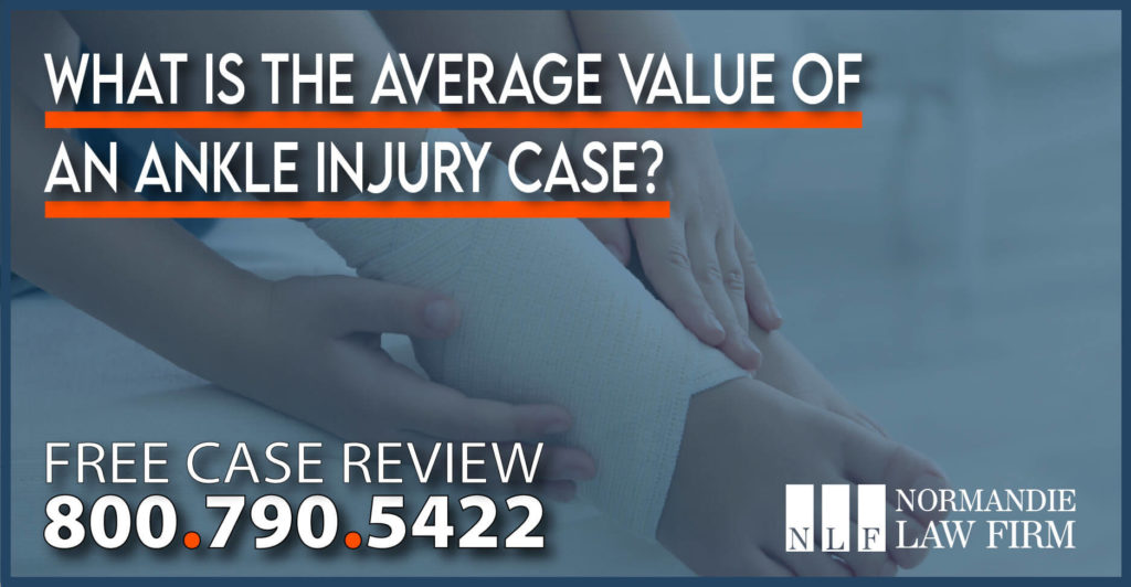 What is the Average Value of an Ankle Injury Case law firm sue compensation lawyer attorney