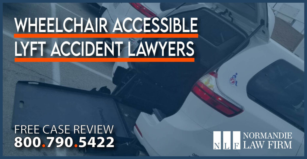 Wheelchair Accessible Lyft Accident Lawyers attrorney sue compensation lawsuit liability
